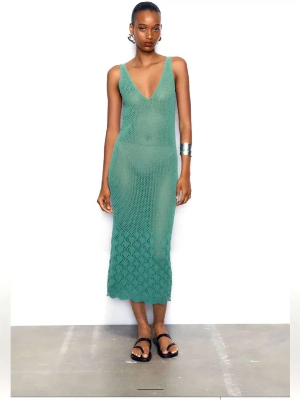 Zara Strappy Chenille Dress